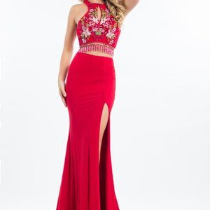 RACHEL ALLAN 7627 RED size 0